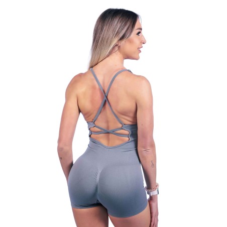 SHORT JUMPSUIT ARIA GREY